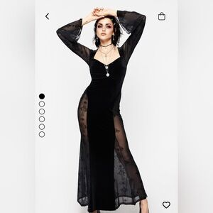 Disturbia Priestess Lace Maxi Gown US 14